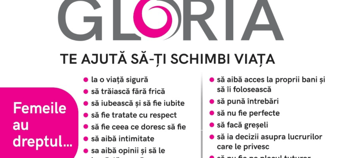Proiectul ”Gloria”-asistență integrată pentru victimele violenței domestice